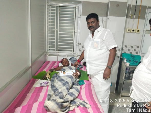 Visiting and Consoling Injured Children at Pudukkottai Medical College Hospital