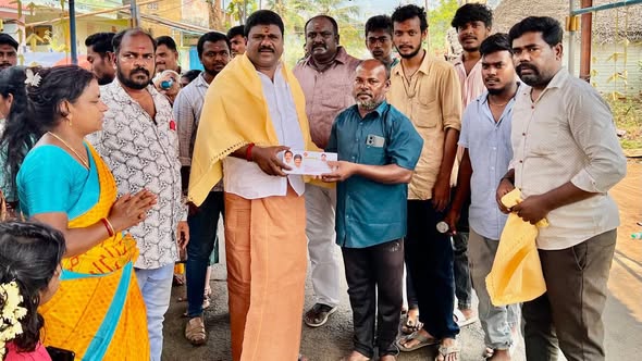 Annadhanam Ceremony at Sri Muthumari Amman Temple, Rajagopalapuram
