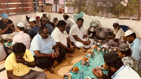 Participation in Special Prayer Ceremony with Islamic Community at Mosque, Pose Nagar