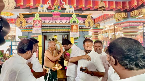 Participation in Annadhanam Ceremony at Sri Muthumari Amman Temple