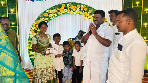 Participation in Engagement Ceremony at Melaponnanviduthi