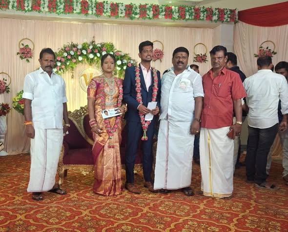 Engagement Ceremony at Singapore TVS Mahal, Pudukkottai