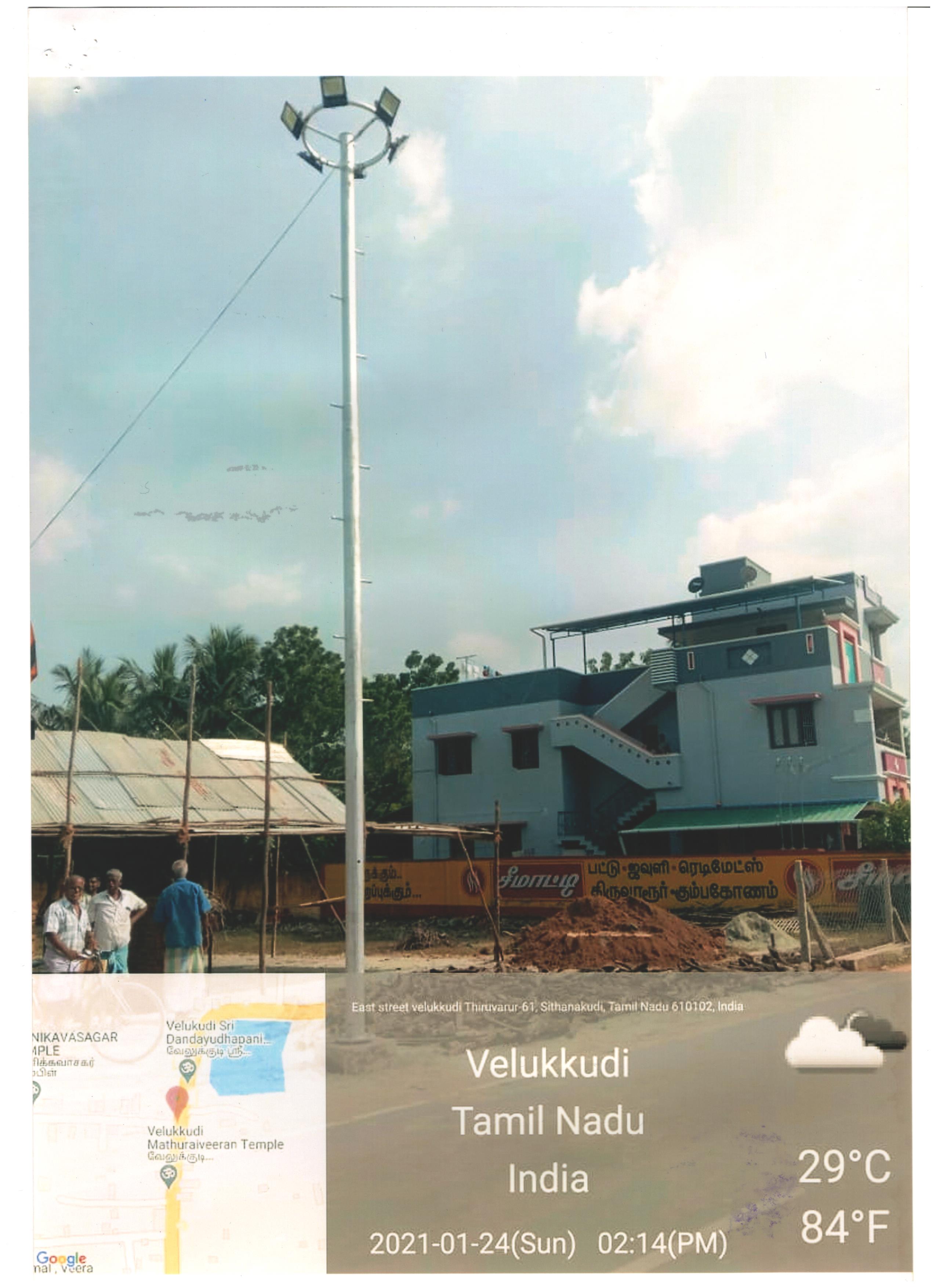 Streetlight Installation Work